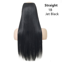 Wig Female One Piece Natural Long Straight Hair