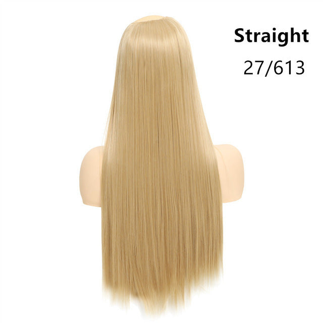 Wig Female One Piece Natural Long Straight Hair