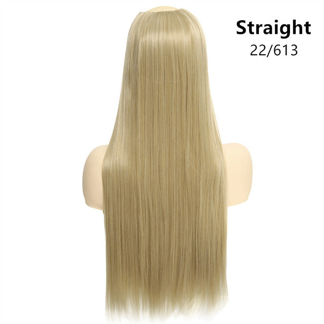 Wig Female One Piece Natural Long Straight Hair