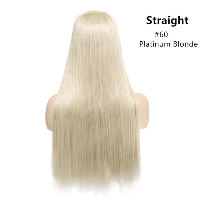 Wig Female One Piece Natural Long Straight Hair