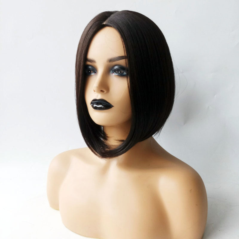 Lace frontal closure human hair wig