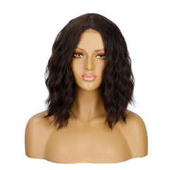 Water Ripple Short Curly Wig Headgear