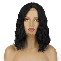 Water Ripple Short Curly Wig Headgear