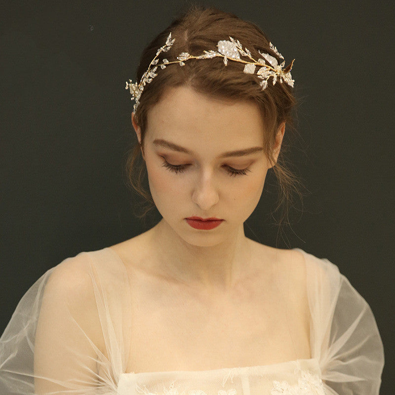 Bridal lace headband