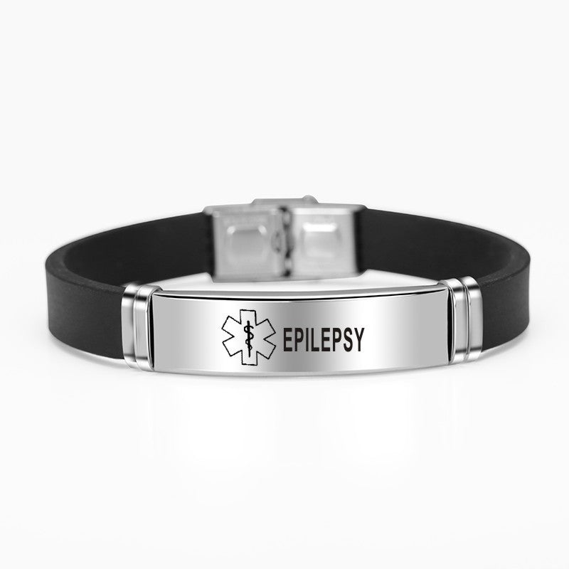 Bracelet Stainless Steel Silicone Bracelet Star Of Life