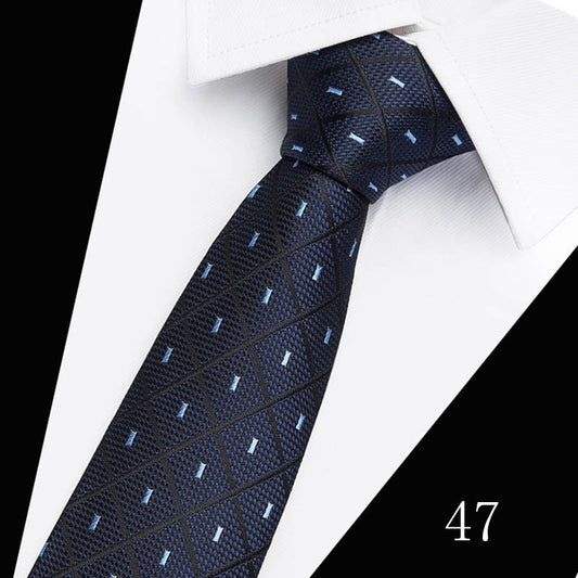 Men's Polyester Silk High-grade Twill Gold Tie