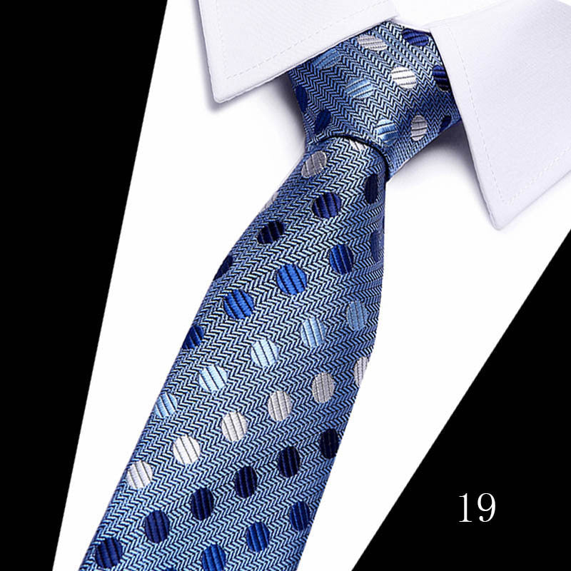 Men's Polyester Silk High-grade Twill Gold Tie