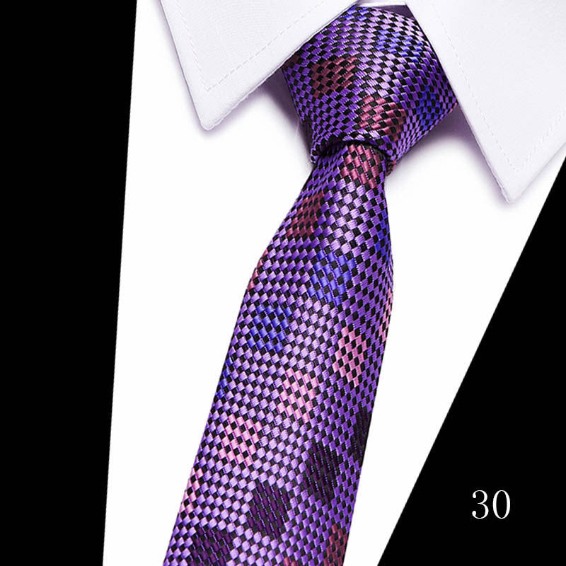 Men's Polyester Silk High-grade Twill Gold Tie