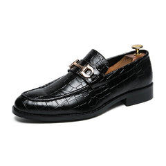 British Style Casual Men's Leather Shoes With Low Personality