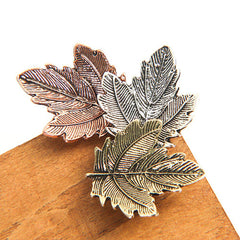 Vintage Maple Leaf Brooches Metal Women