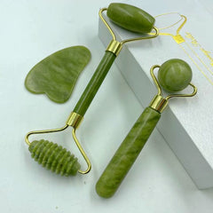 Natural jade beauty device