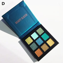 Beauty Glazed 9 color eyeshadow multicolor eyeshadow palette