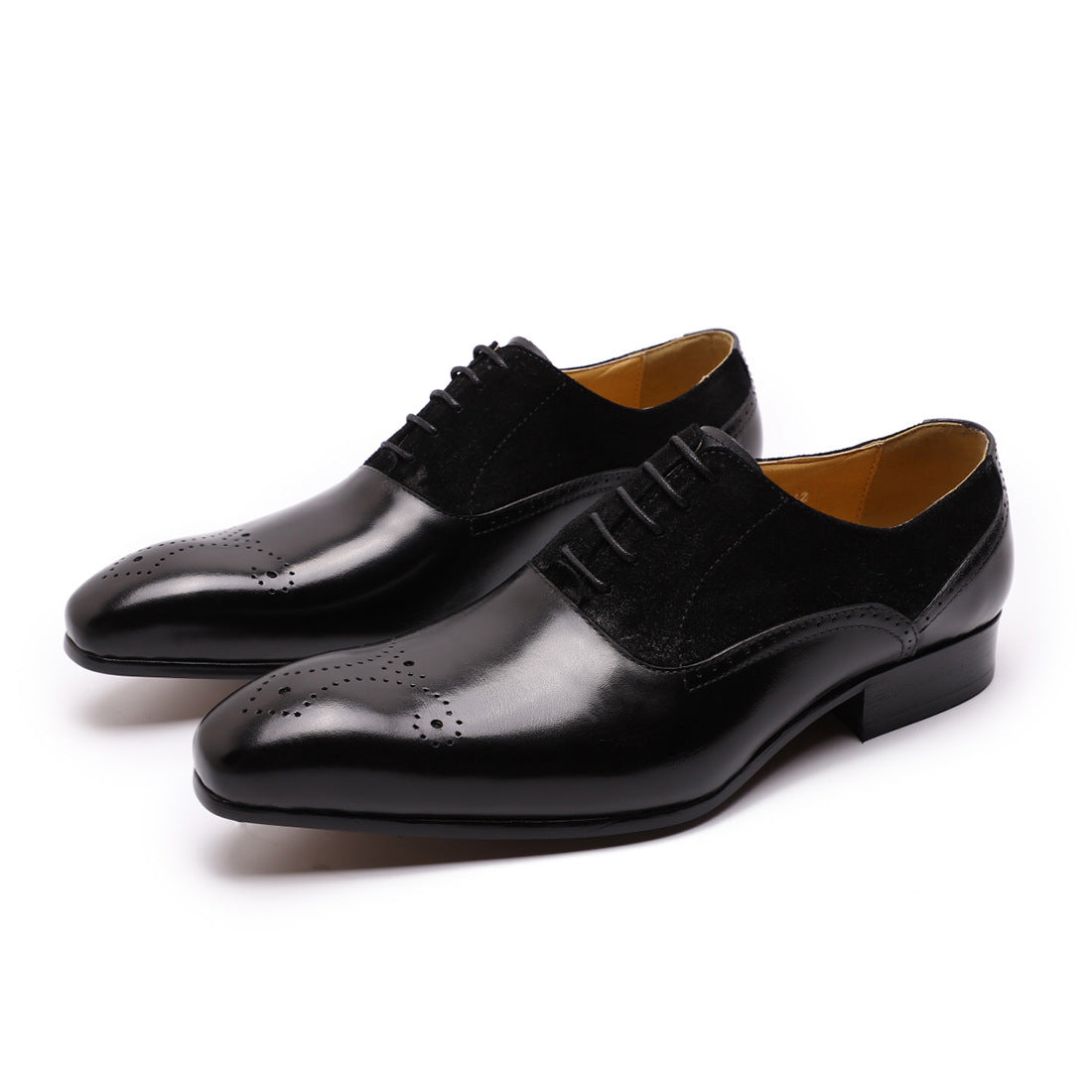 Men's Carved English Brogue  Business Casual   Formal Wedding Shoes