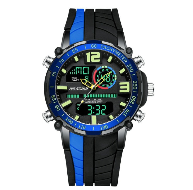 Dual display sports watch