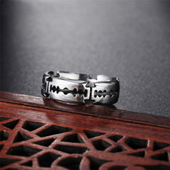 Men's titanium steel ring ring