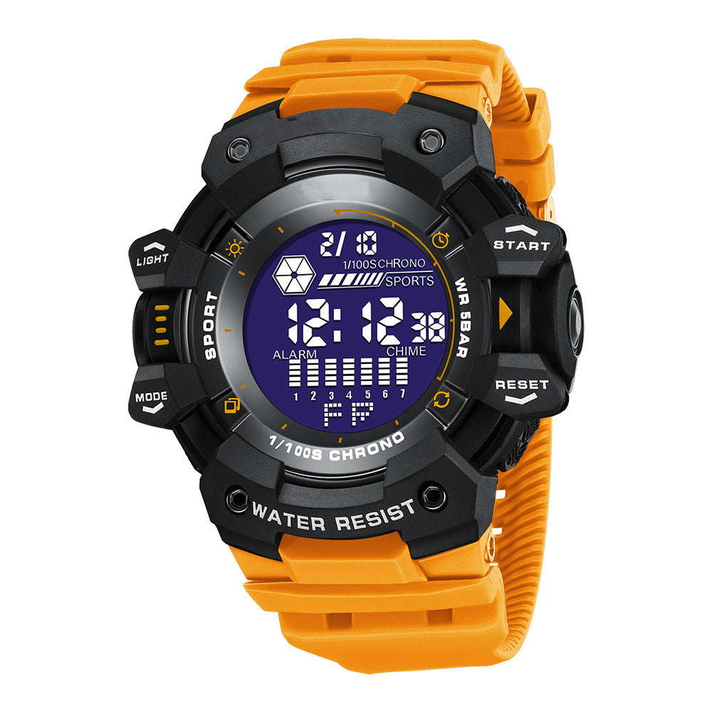 Men's Waterproof Sports Trend Luminous Electronic Watch