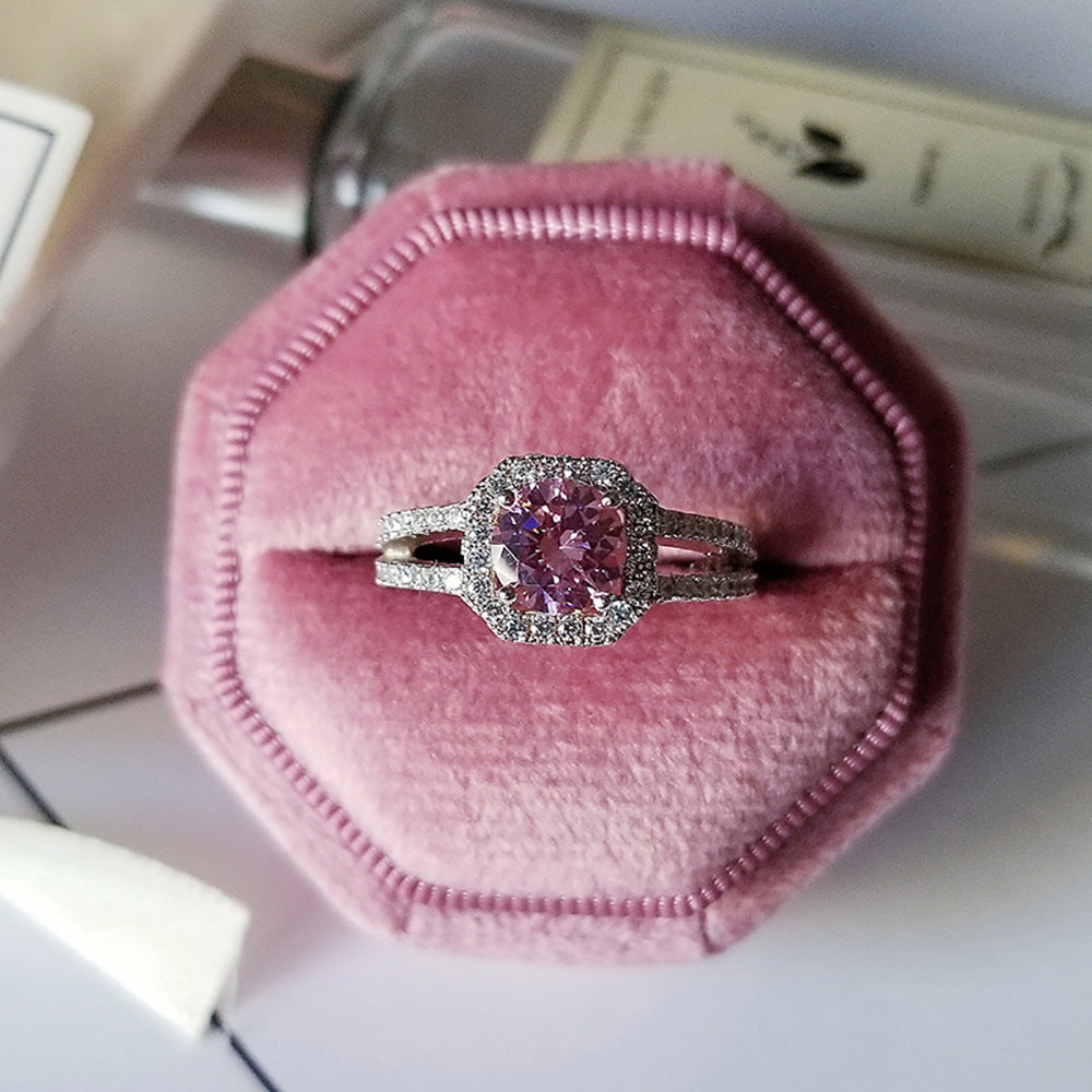 Plain High-quality Color Combination Ring