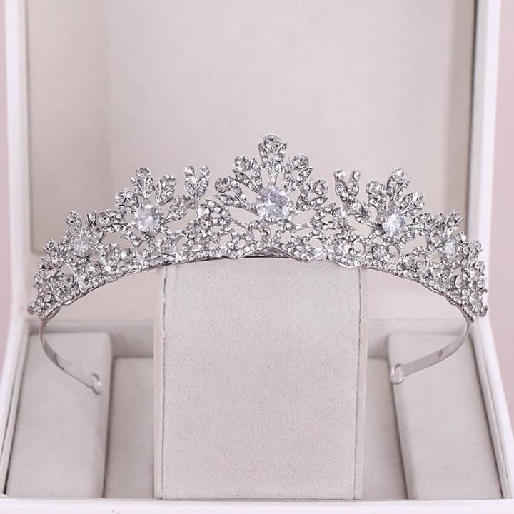 Princess Birthday Crystal Zircon Crown Headband