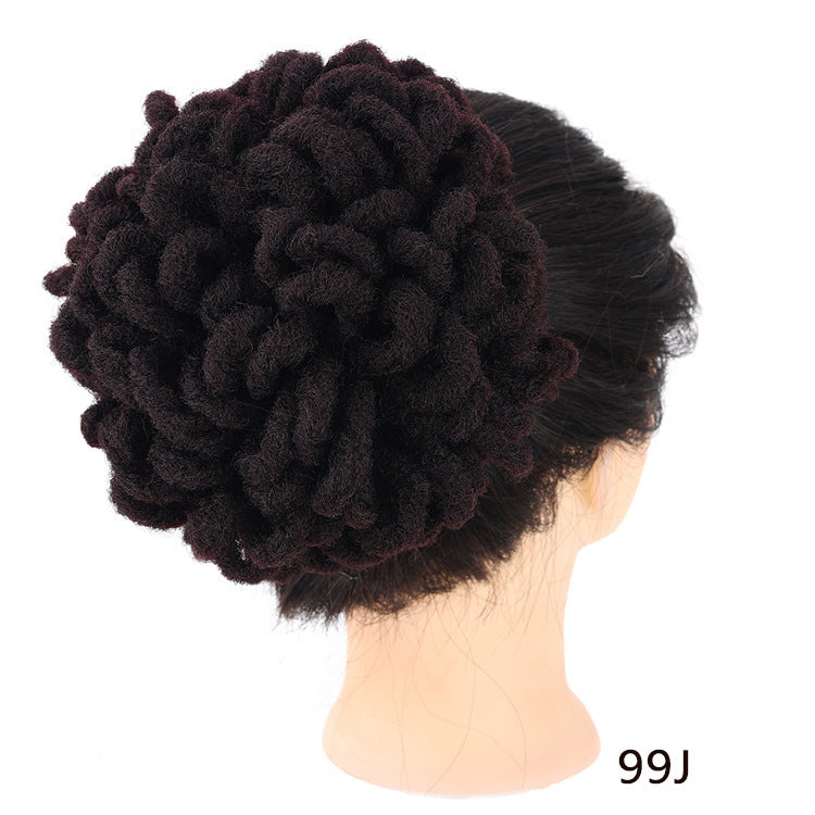 African Wig Bun Hair Bag Drawstring Dreadlocks Afro Hair Bag