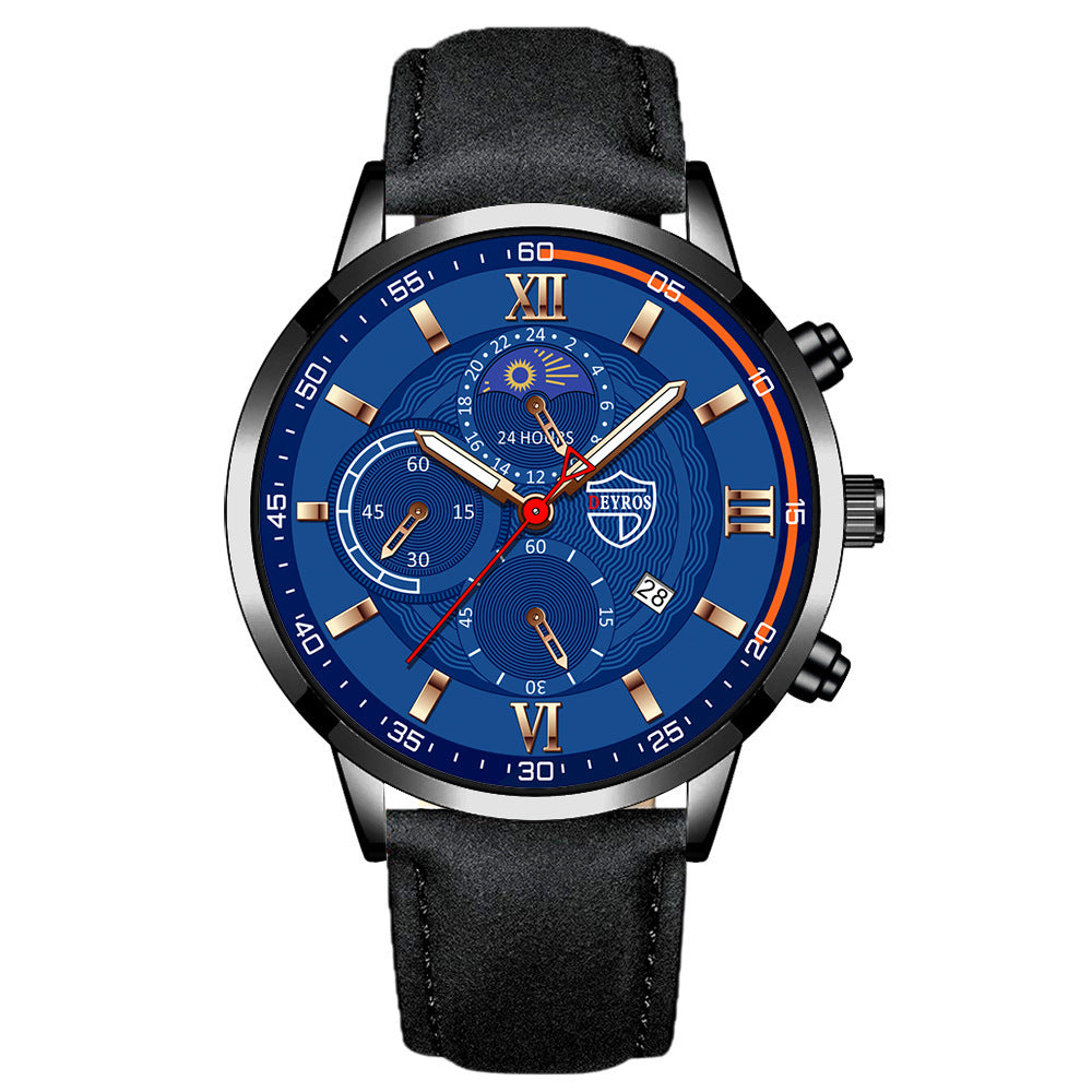 Automatic Calendar Luminous Quartz Watch