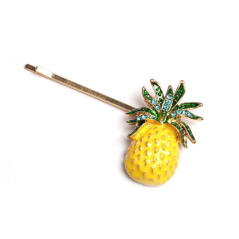 Fashion Personality Micro-inlaid Zircon Fruit Bee Hairpin