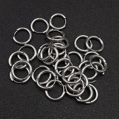 Stainless Steel Men's And Women's Circle Ear Buckles