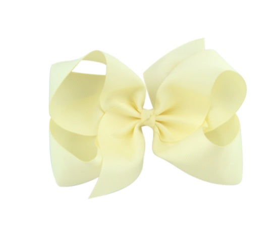 6 Inch Bow Hairpin for Children - 30 Colors, European Style