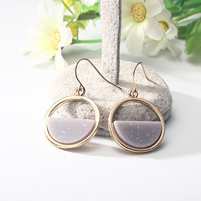 Simple And Personalized Temperament, Female Earrings, Circular Earrings, And Popular Accessories