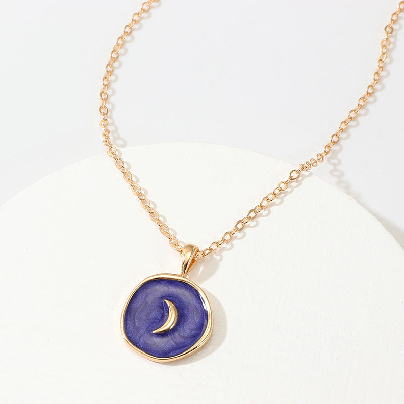 New Fashion Alloy Love Moon Lightning Earrings