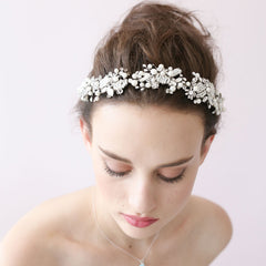 Beaded Bridal Headbands Wedding Dresses