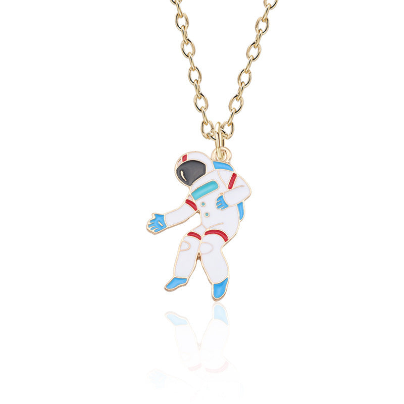 Spaced-Out Cartoon Necklace