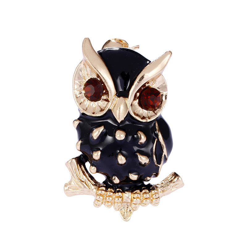 Red Eyed Owl Brooch