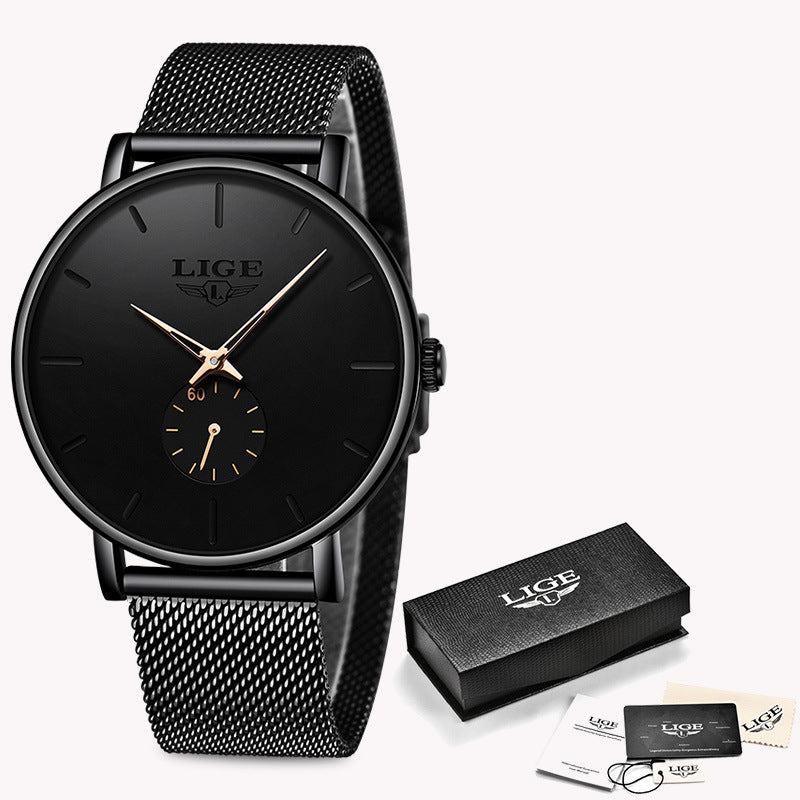 Thin Fashion Multifunctional Waterproof Quartz Watch