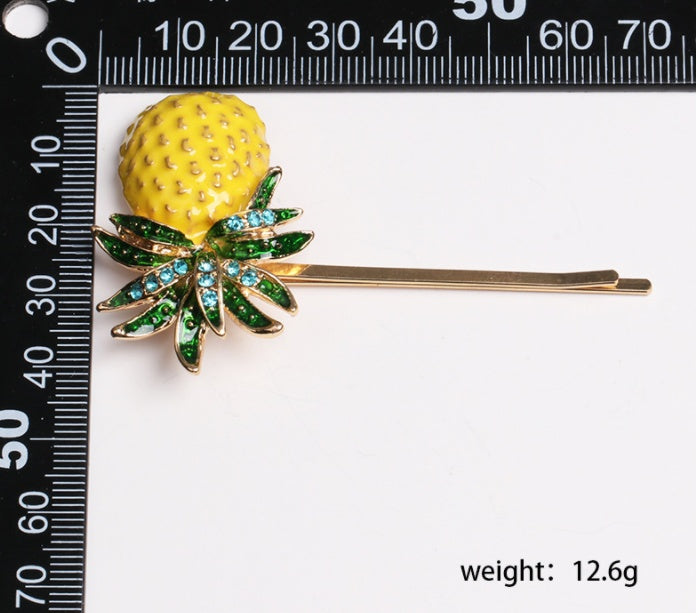 Fashion Personality Micro-inlaid Zircon Fruit Bee Hairpin