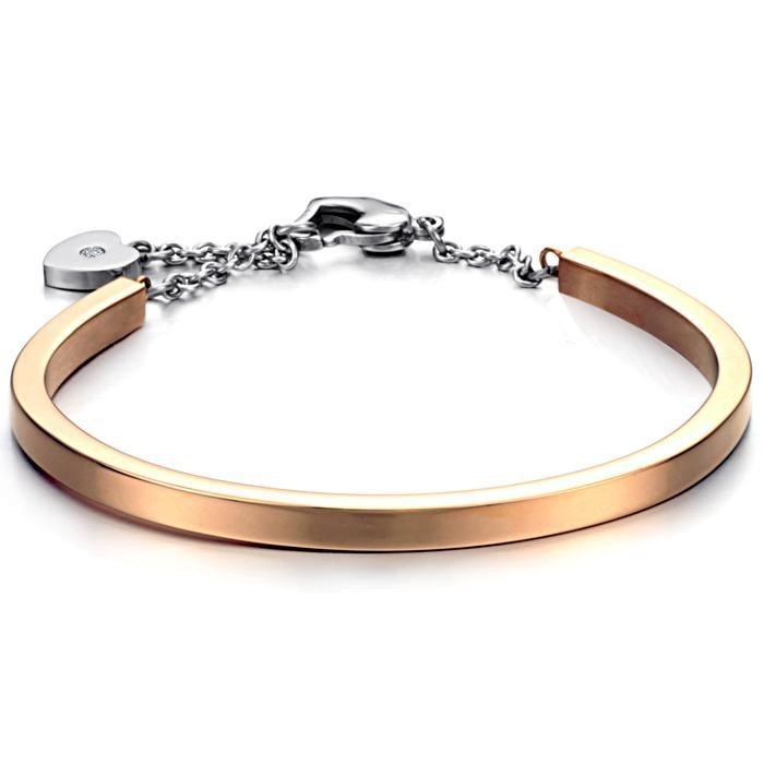 Rose gold-plated bracelet