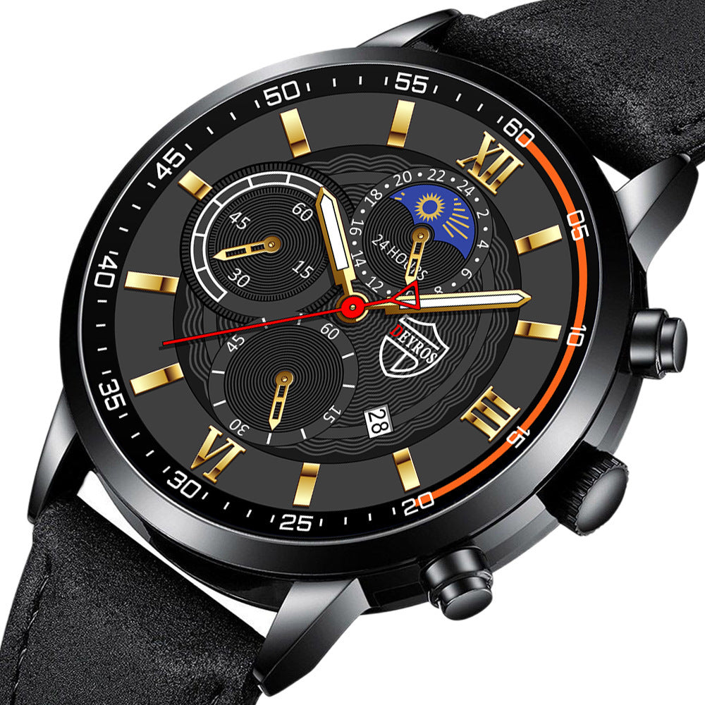 Automatic Calendar Luminous Quartz Watch