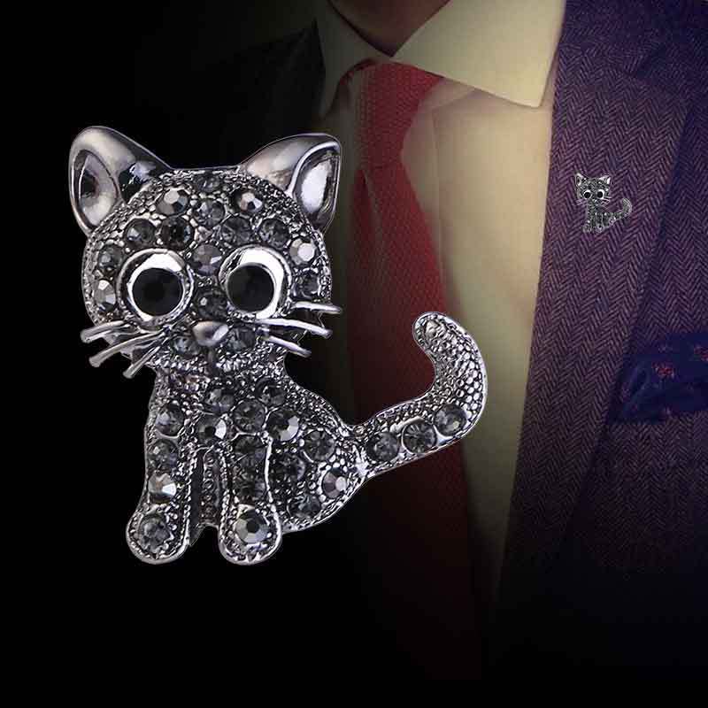 Diamond Cat Corsage