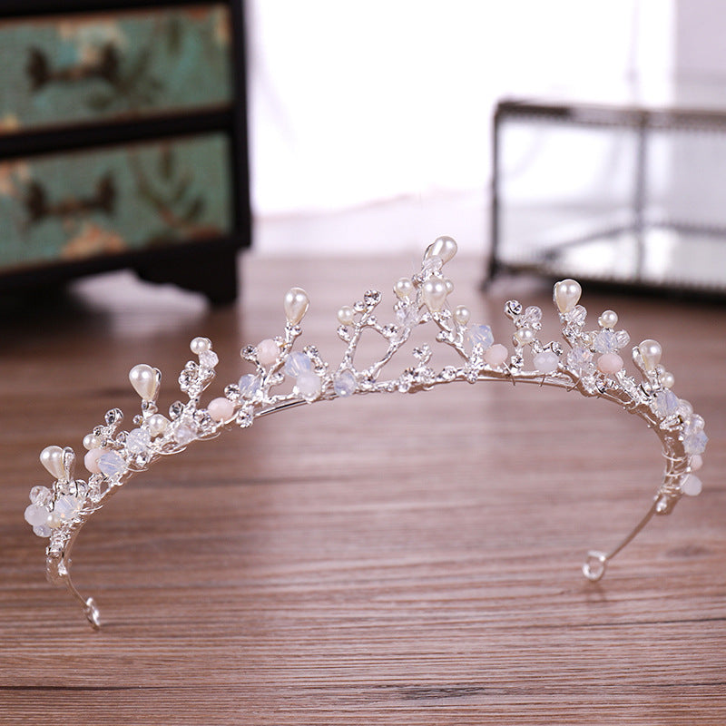 Flower Pearl Children's Hair Accessories Accessories Bridal Tiara