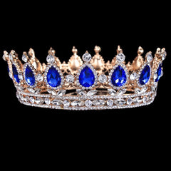 Baroque Bridal Crown Headdress Rhinestone Hair Accessories