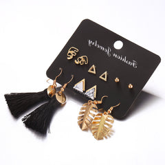 Hot Sale Source Disc Vertical Diamond Tassel 6 Pairs Set