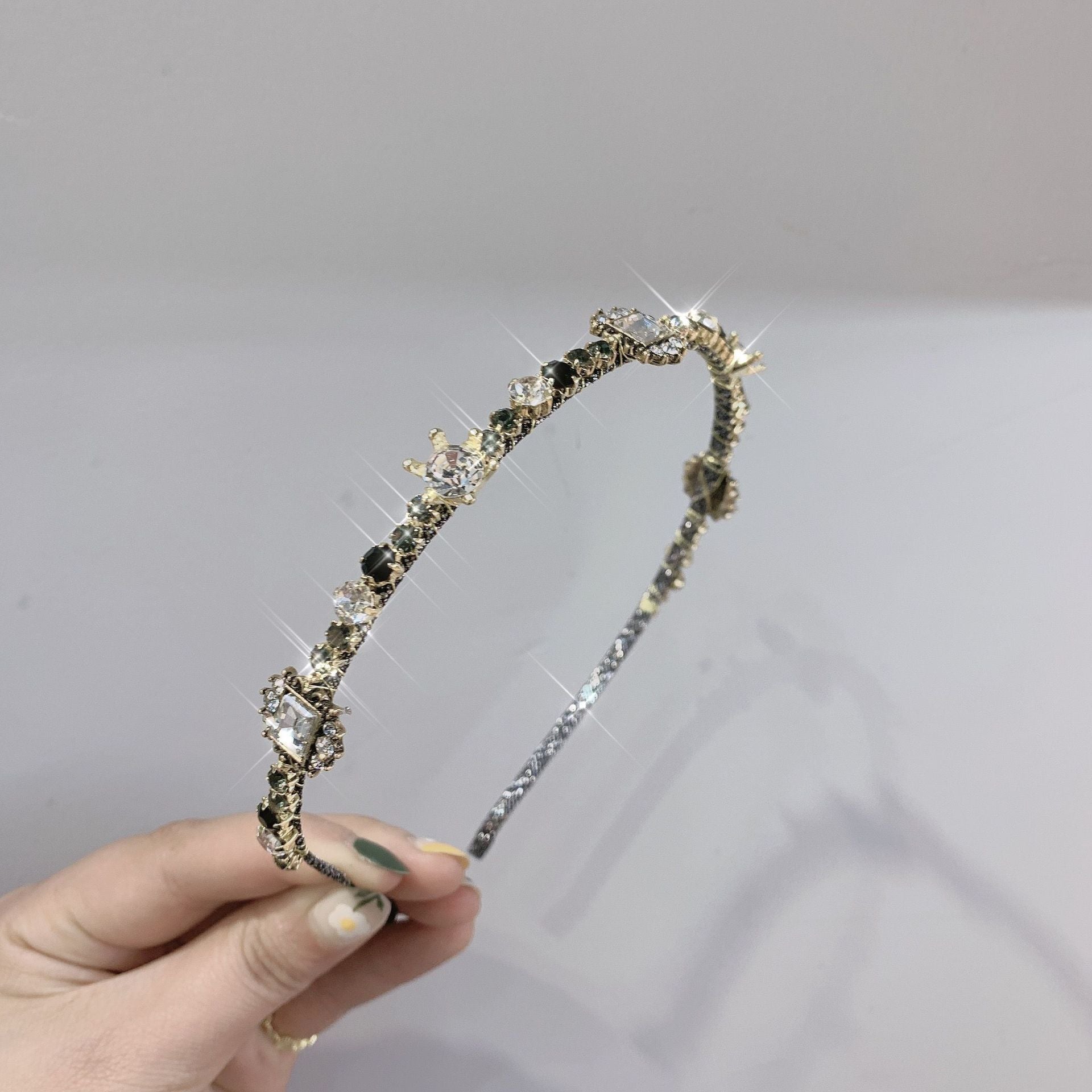 Vintage Full Diamond Crystal Sweet Hair Band