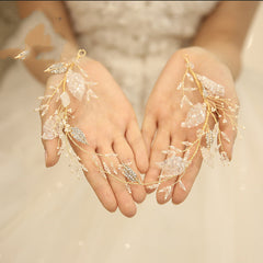 Bridal lace headband