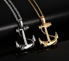 European style stainless steel men anchor anchor pendant pendant pendant pirates wholesale PN-461