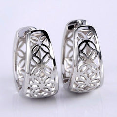 New design fashion earrings silver color jewelry earrings for women