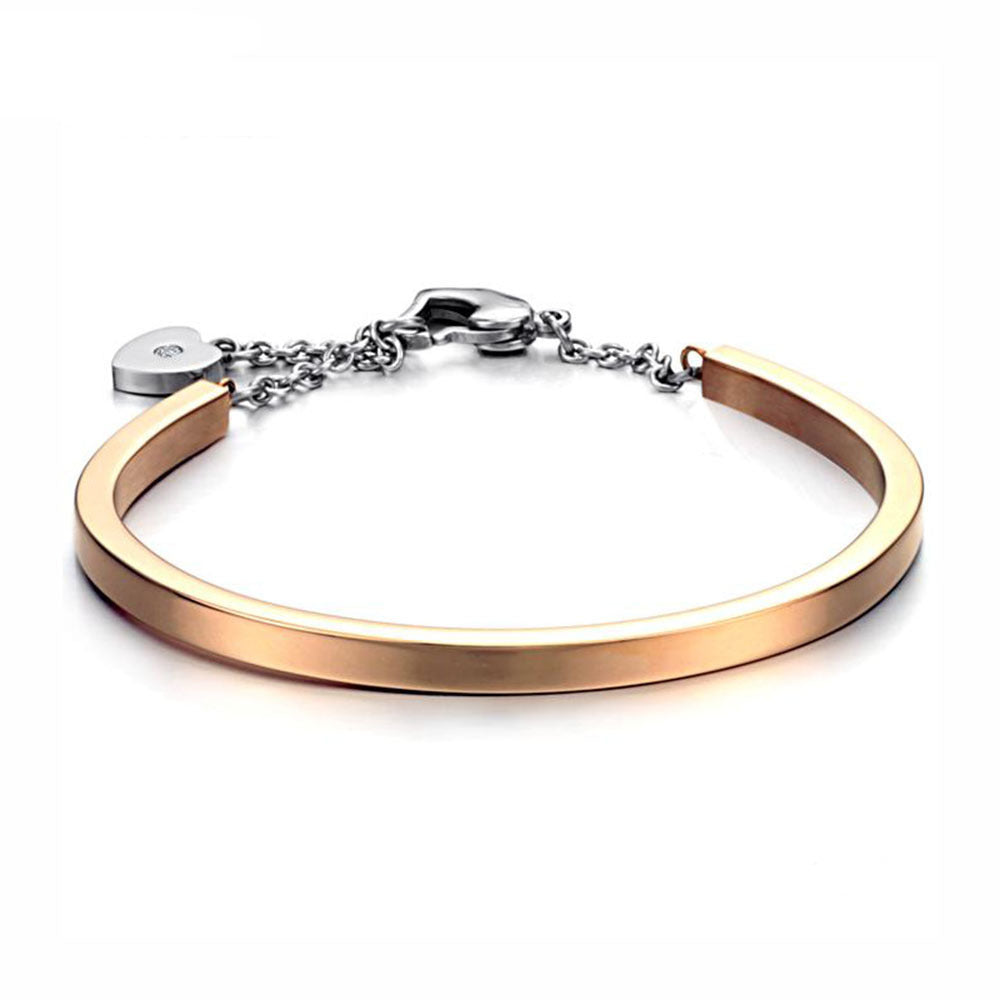 Rose gold-plated bracelet