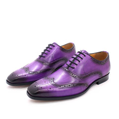 Men's British Style Brogue Leather Men's Shoes