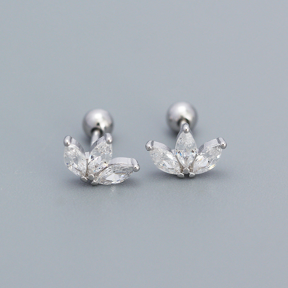 925 Silver Earrings Fashion And Luxury