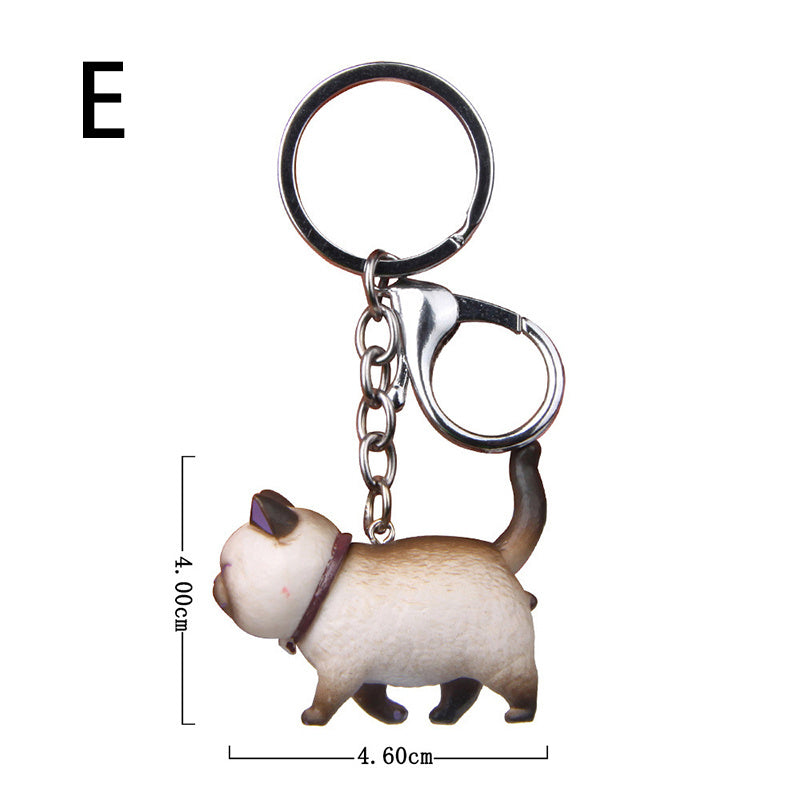 Super Cute Fat Cat Doll Keychain Pendant