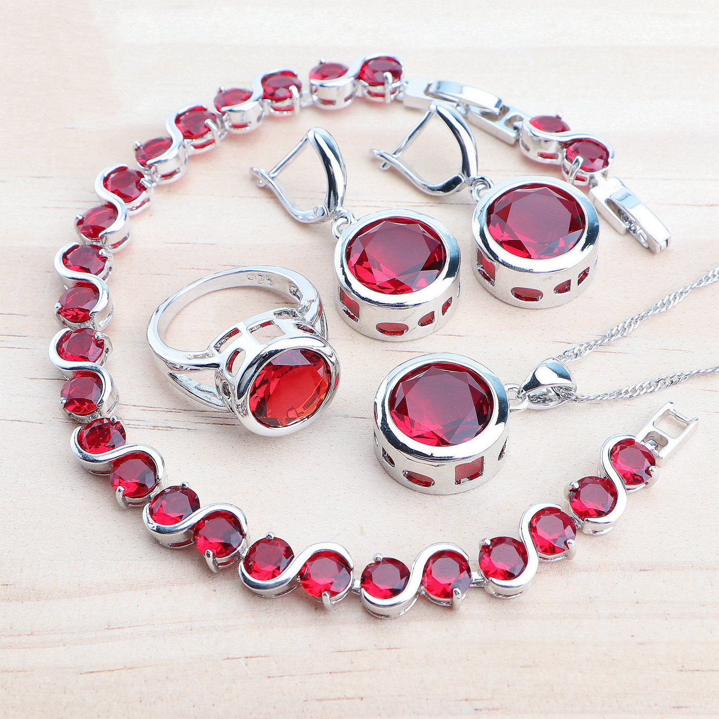 Sterling Silver Women's Jewelry Set