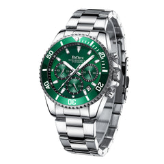 Men's Waterproof Steel Band Quartz Watch